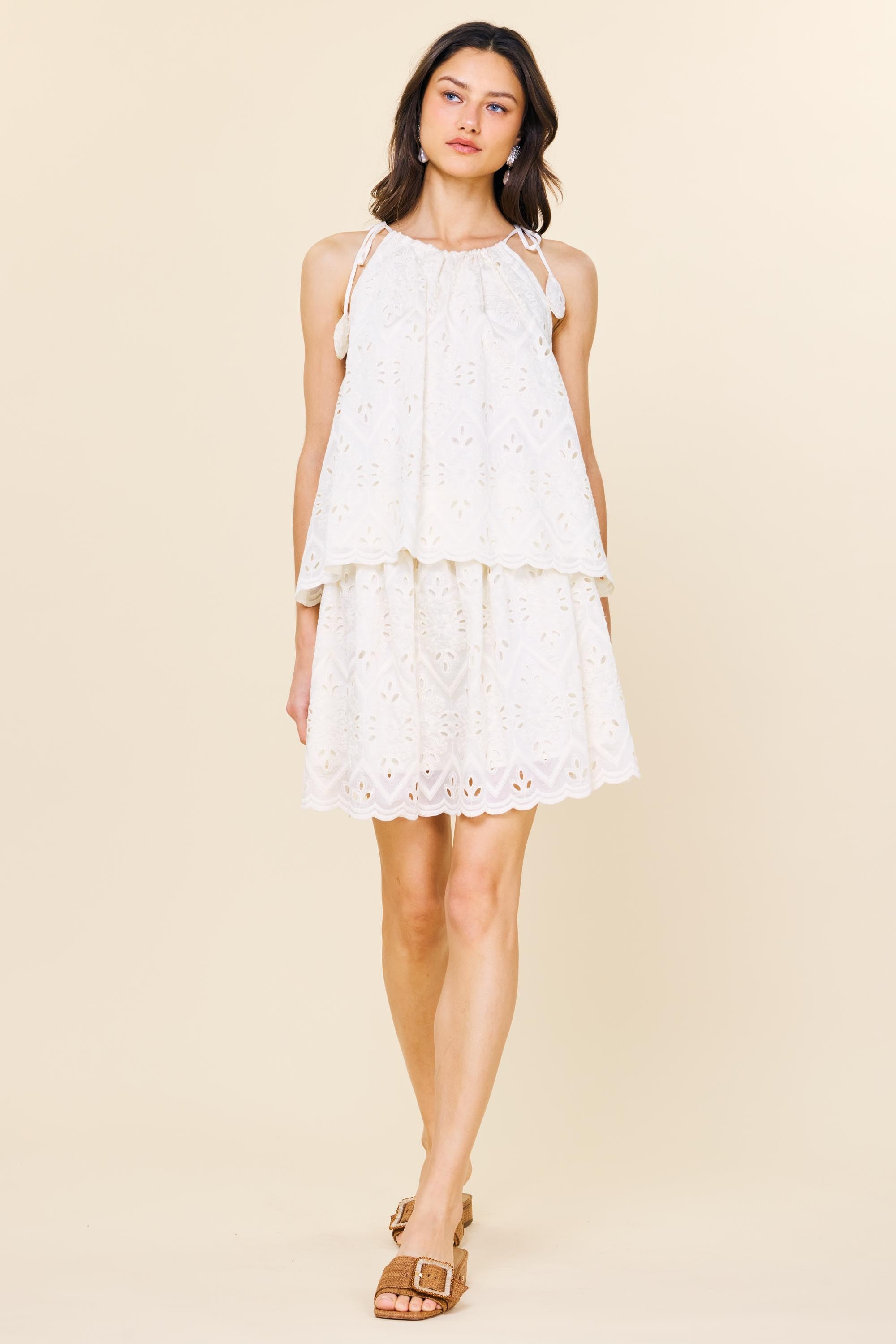 Summer Crush Eyelet Lace Skirt