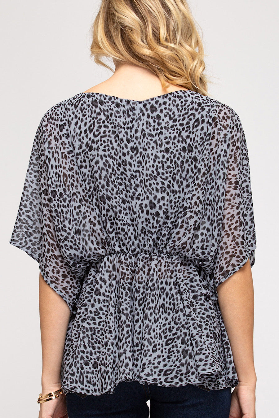 Spotted in the Wild Animal Print Blouse