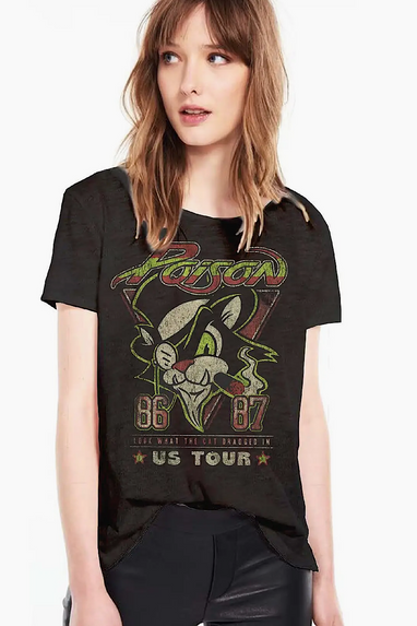 Poison Look What the Cat Dragged In T-Shirt