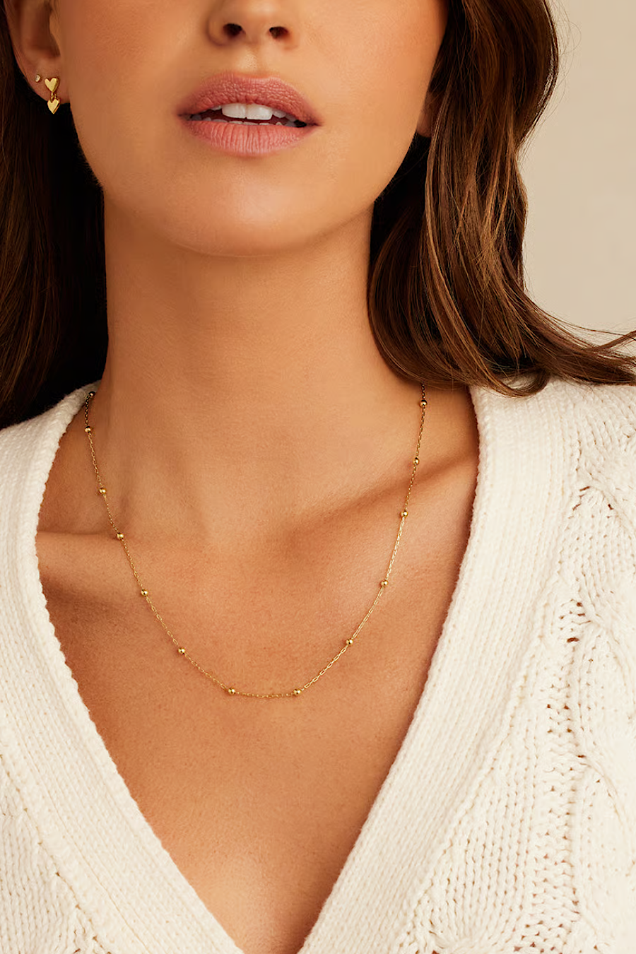 Gorjana Newport Chain Necklace Gold