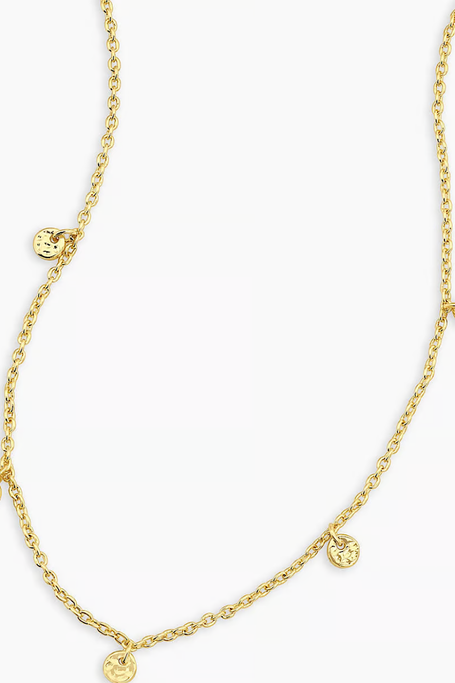 Gorjana 5 Disc Choker Necklace Gold