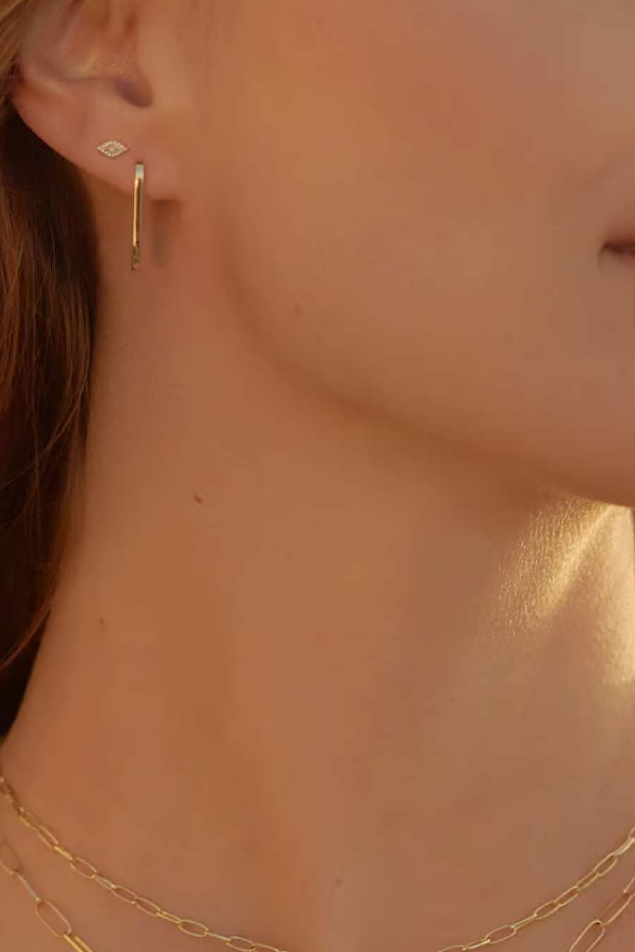 Gorjana Parker Huggies Earrings Gold