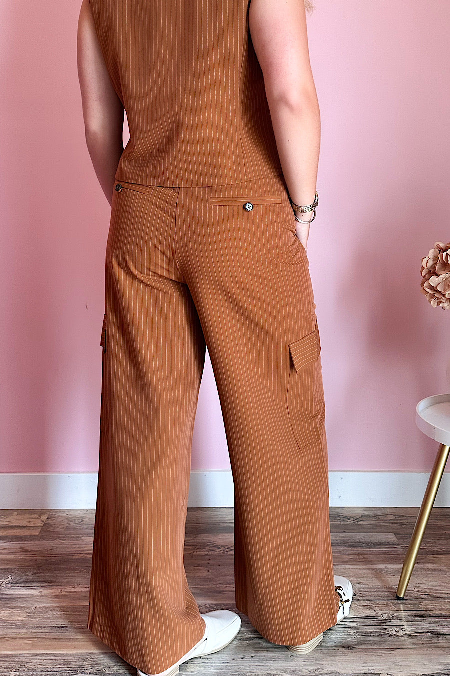 Power Move Pinstripe Cargo Pants