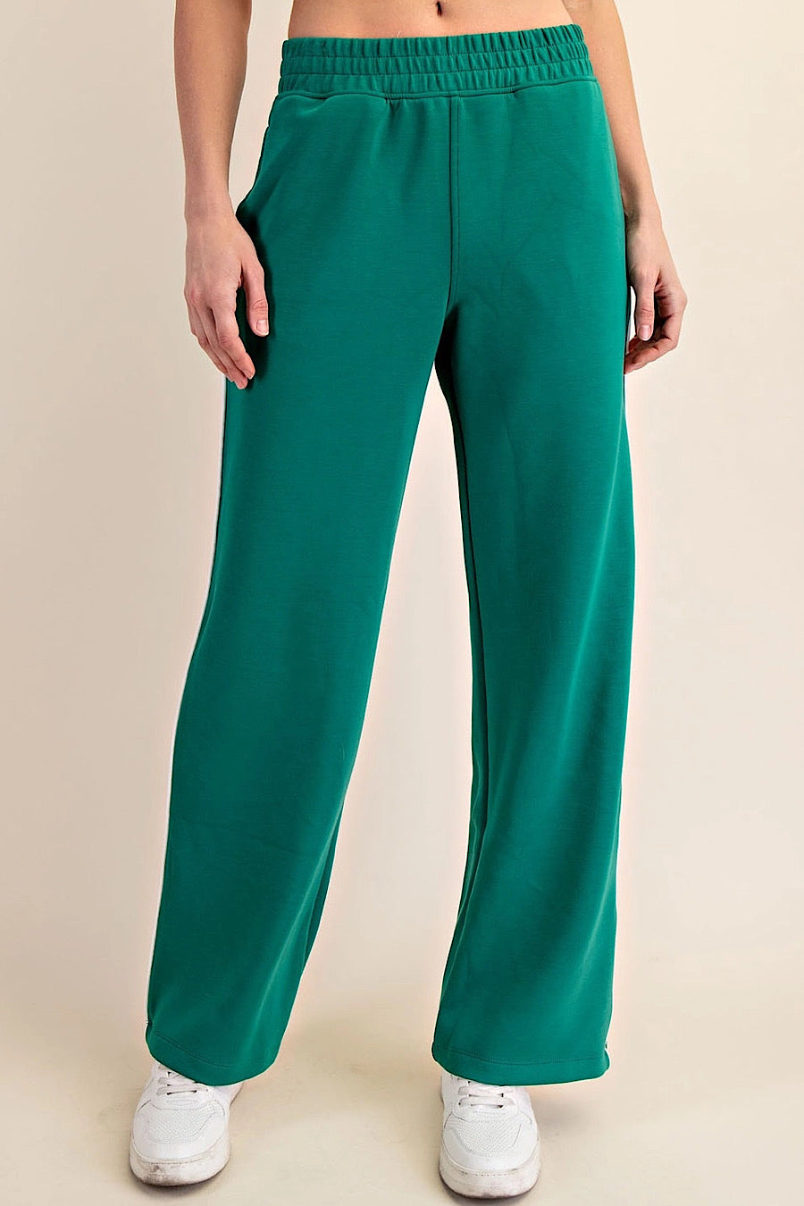 My Life Piping Modal Scuba Sweatpant Green