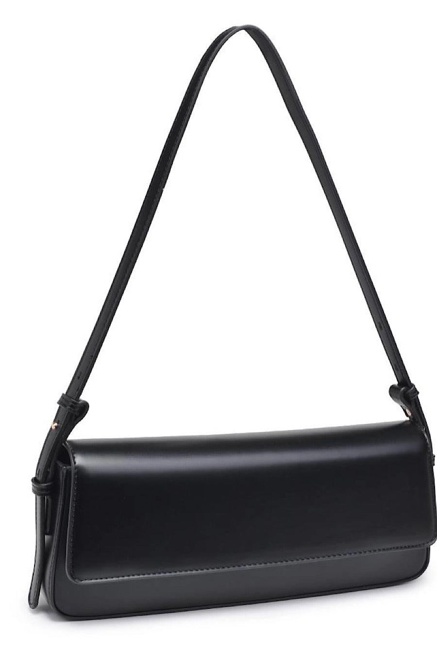Sorella Shoulder Rectangle Bag Purse in Chocolate & Black