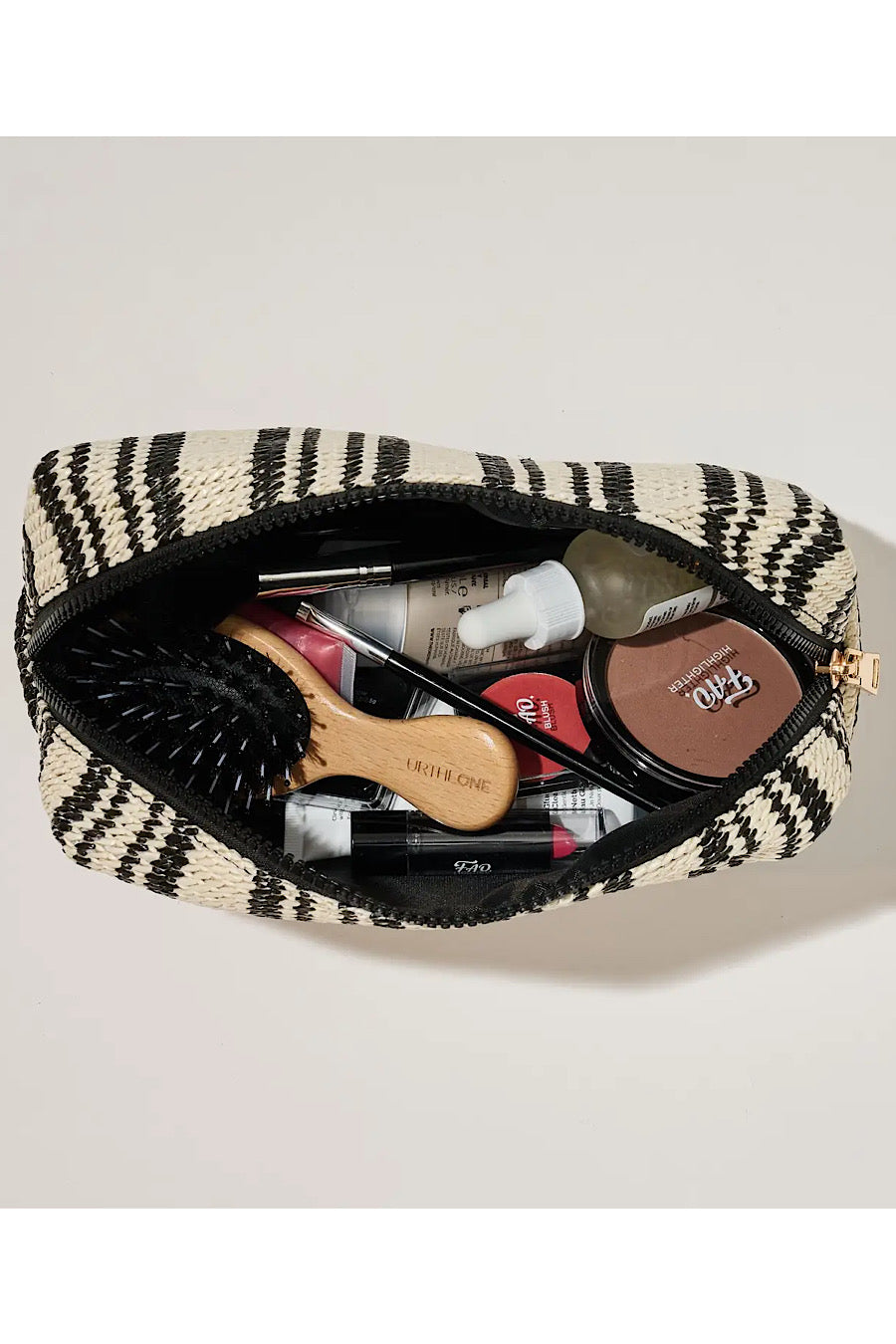 Voyage Stripe Cosmetic Pouch Bag