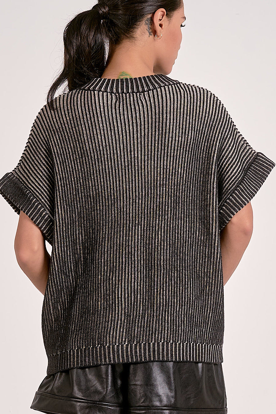 Coffee Run Dolman Short Sleeve Sweater