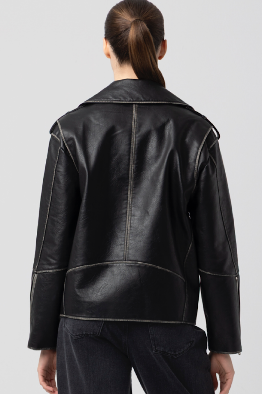 Blank NYC In Between Black Moto Jacket