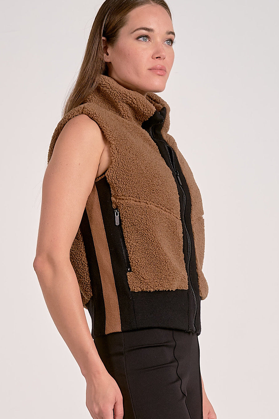 English Hills Teddy Contrast Vest