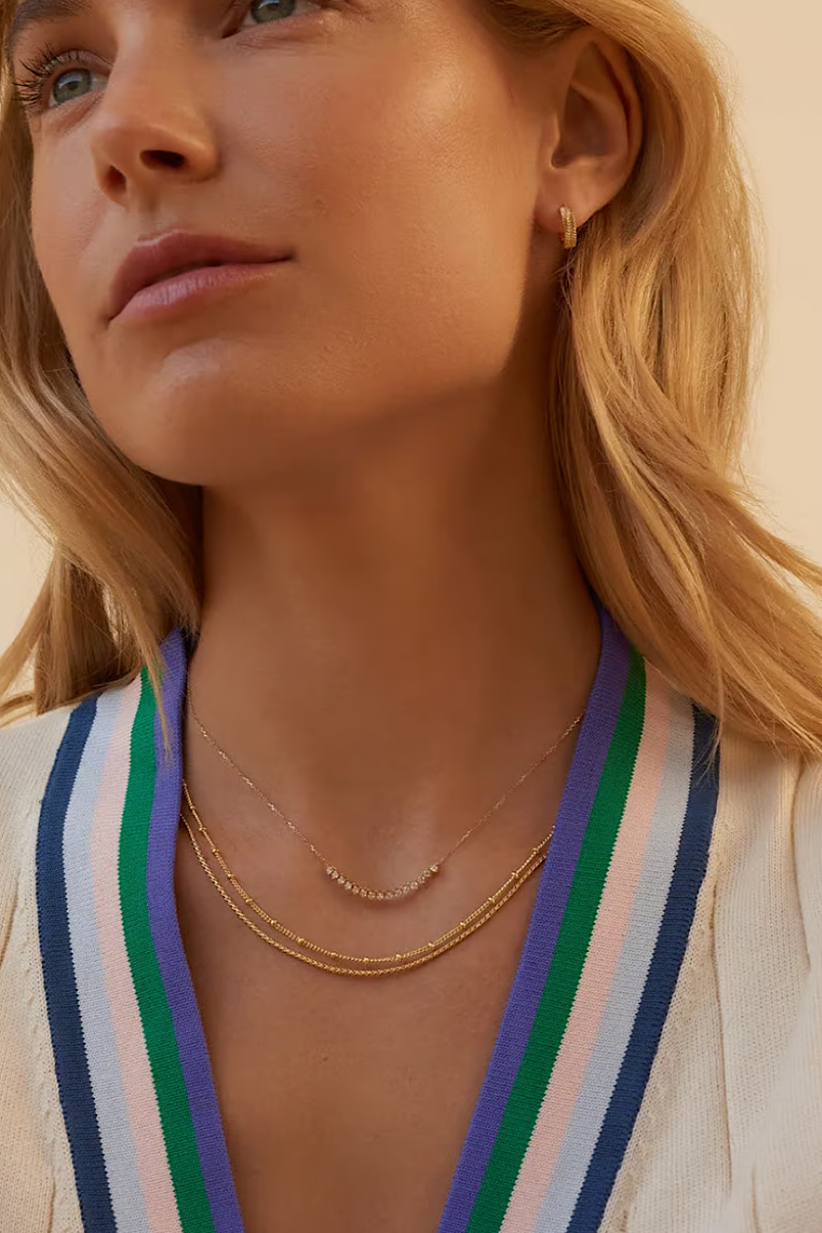 Gorjana Bali Chain Necklace in Gold