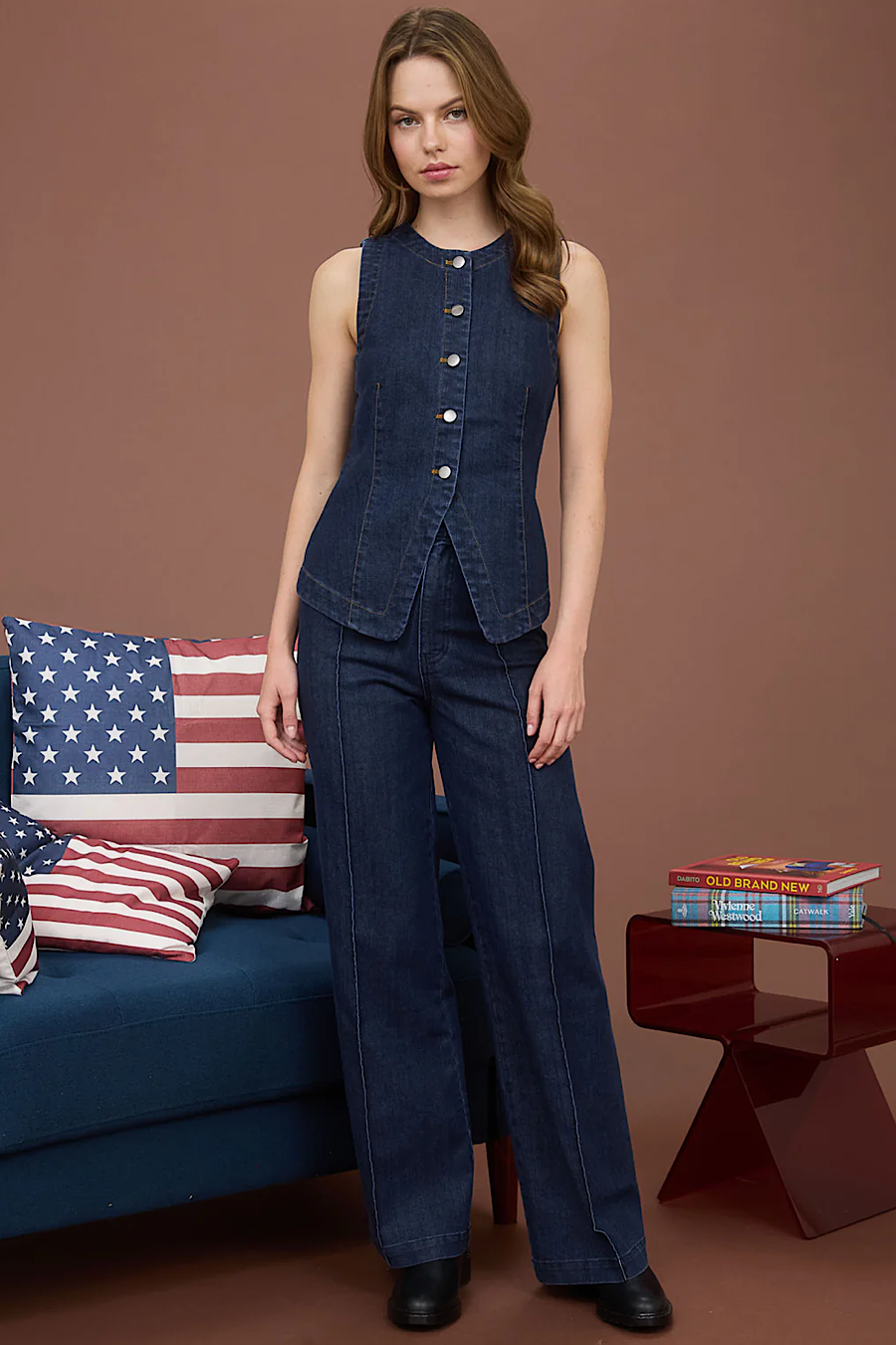 Desk to Dawn Wide Leg Trouser Jeans