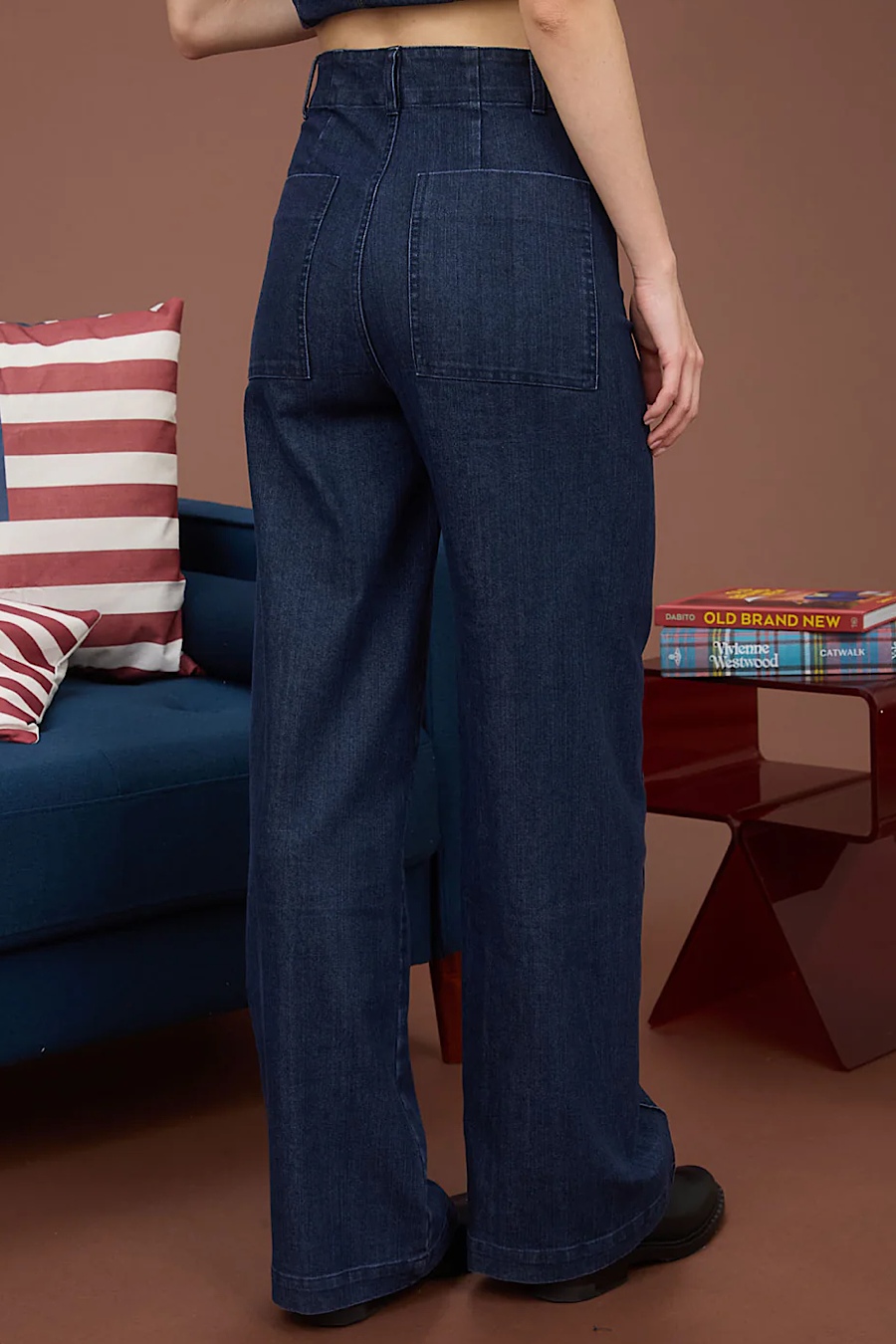 Desk to Dawn Wide Leg Trouser Jeans