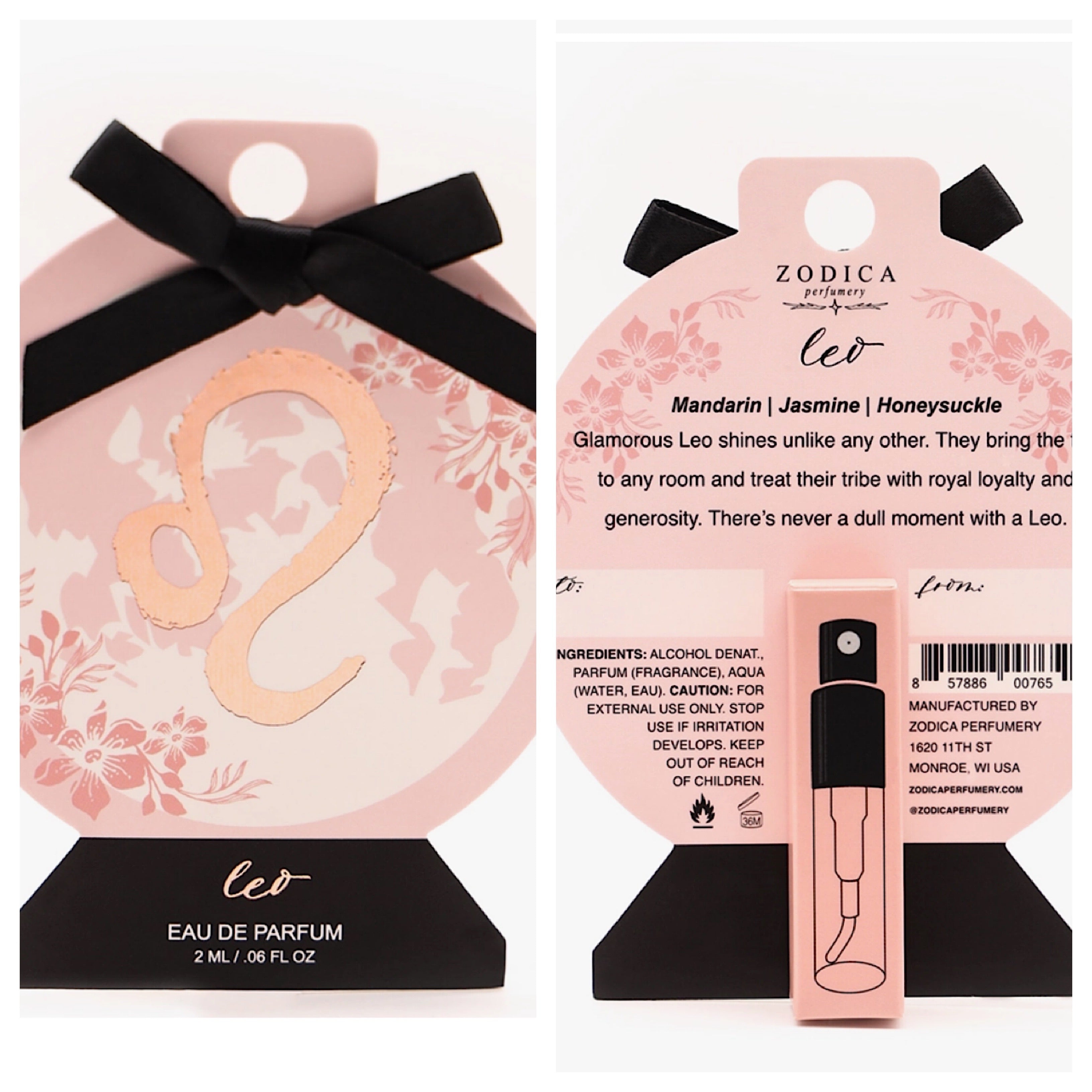 Zodiac Perfume with Card