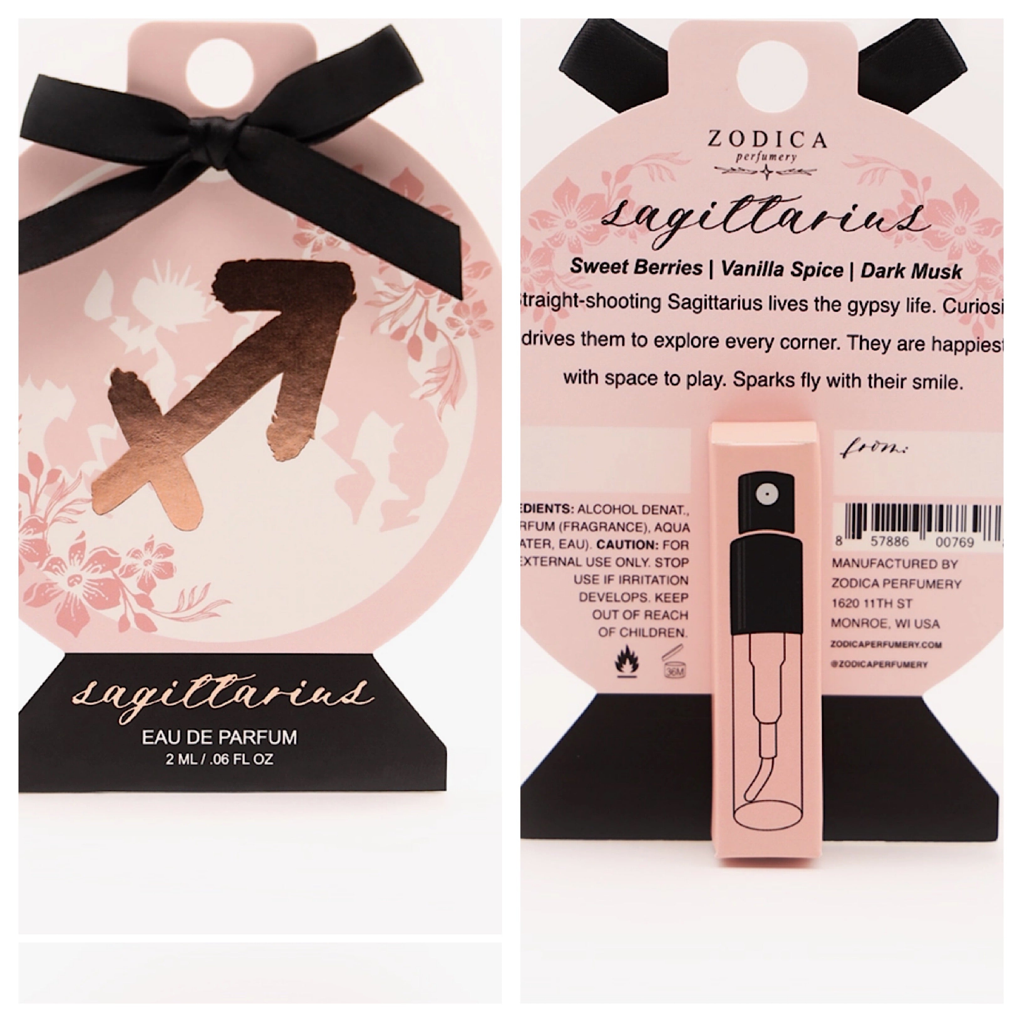 Zodiac Perfume with Card