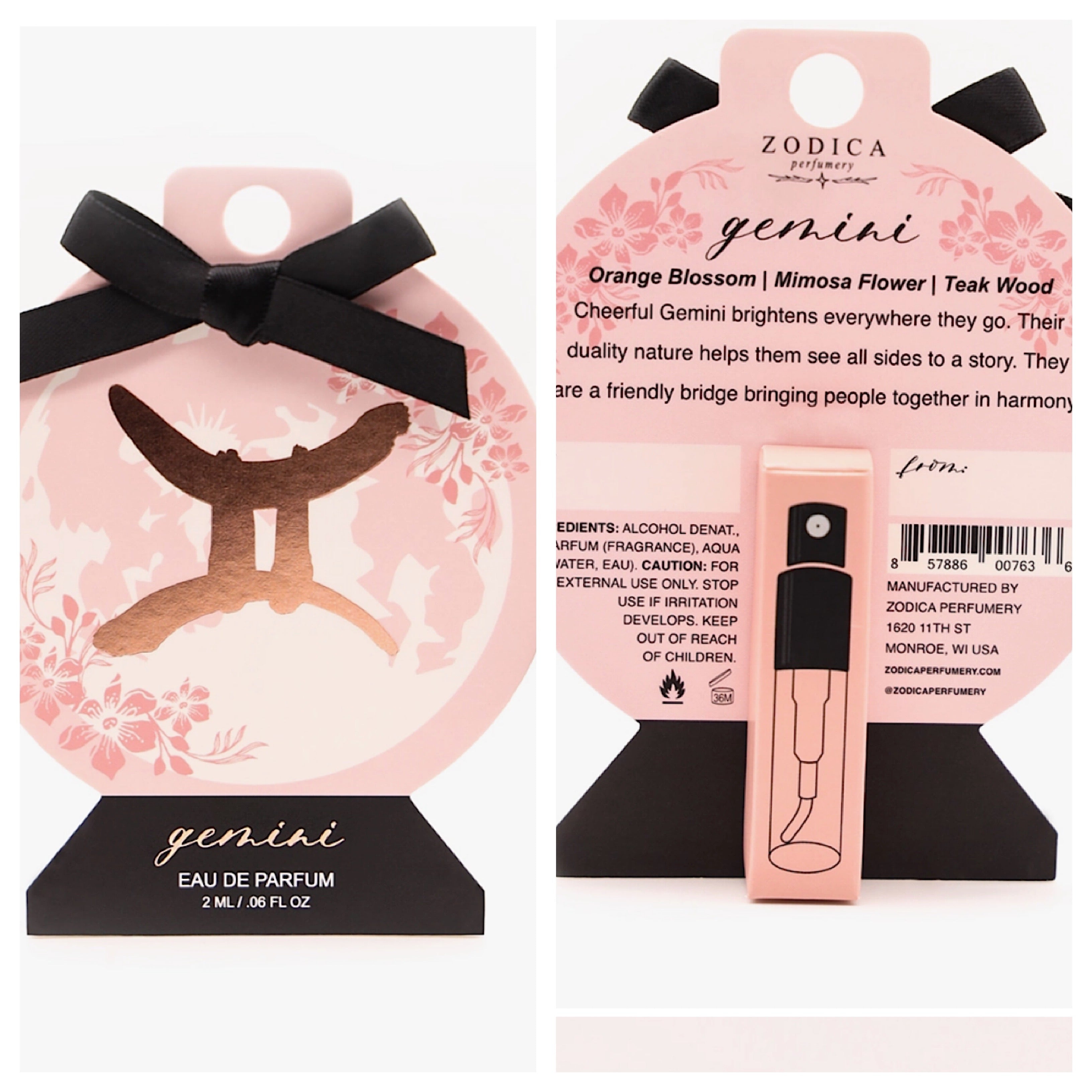 Zodiac Perfume with Card