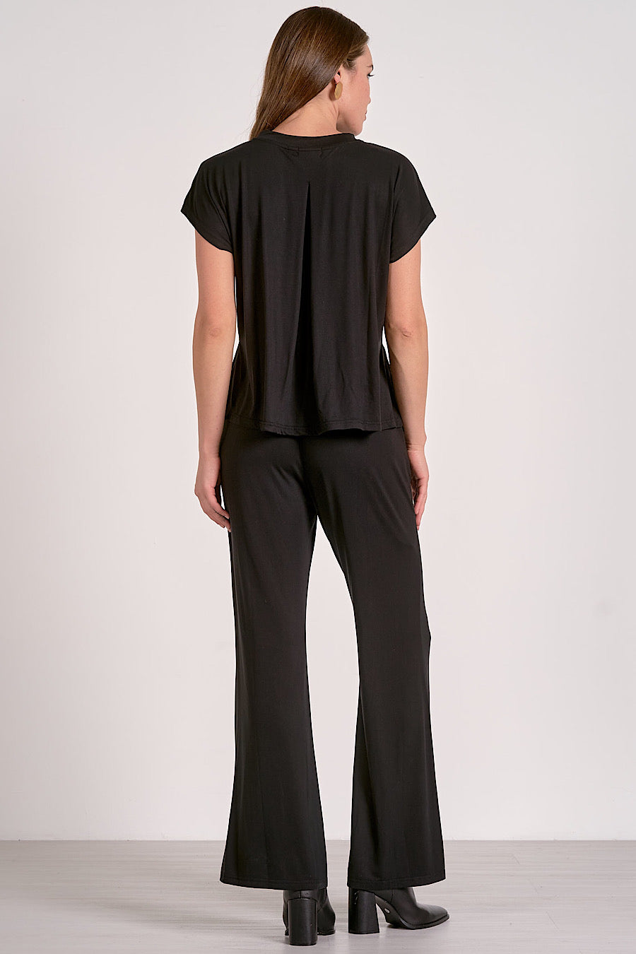 Milano Da Bere Front Tuck Jumpsuit Black