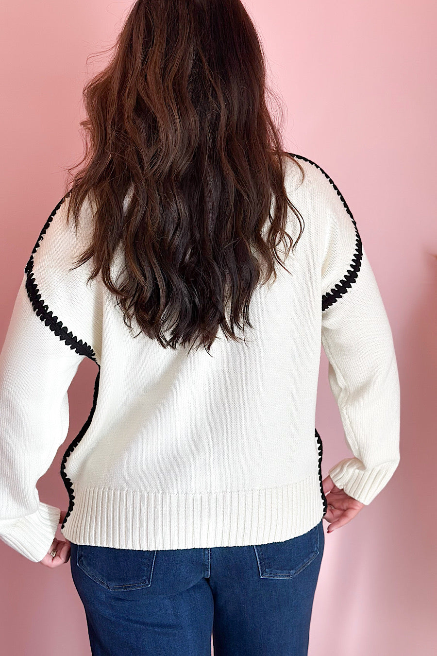 Stay in Stitches Pullover Sweater