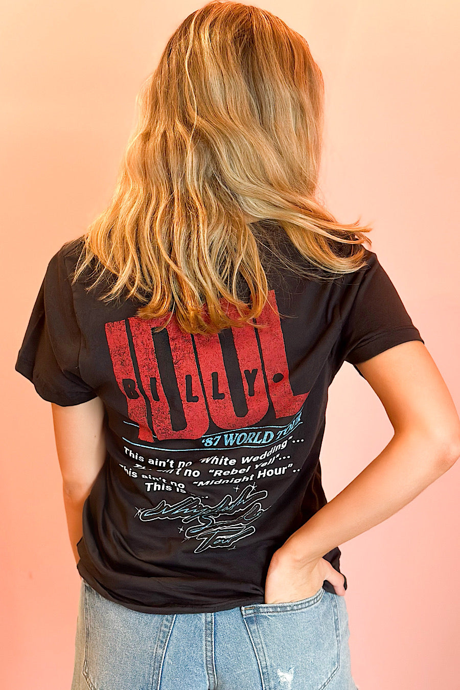 Billy Idol Whiplash Tour Band T-Shirt