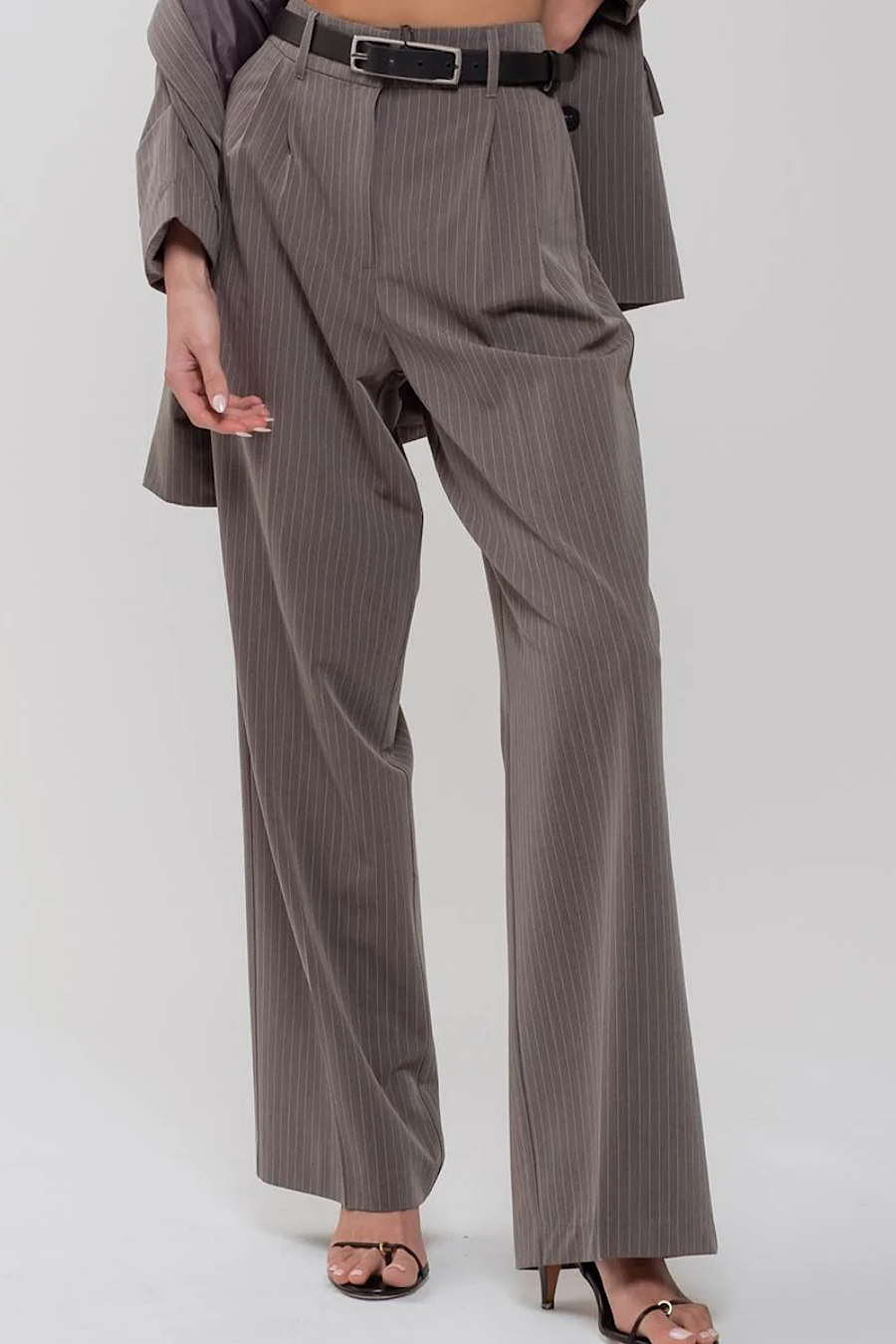 Tess Pinstripe Wide Leg Pant
