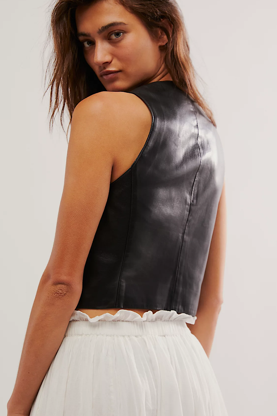 Blank NYC Business Deal Leather Vest