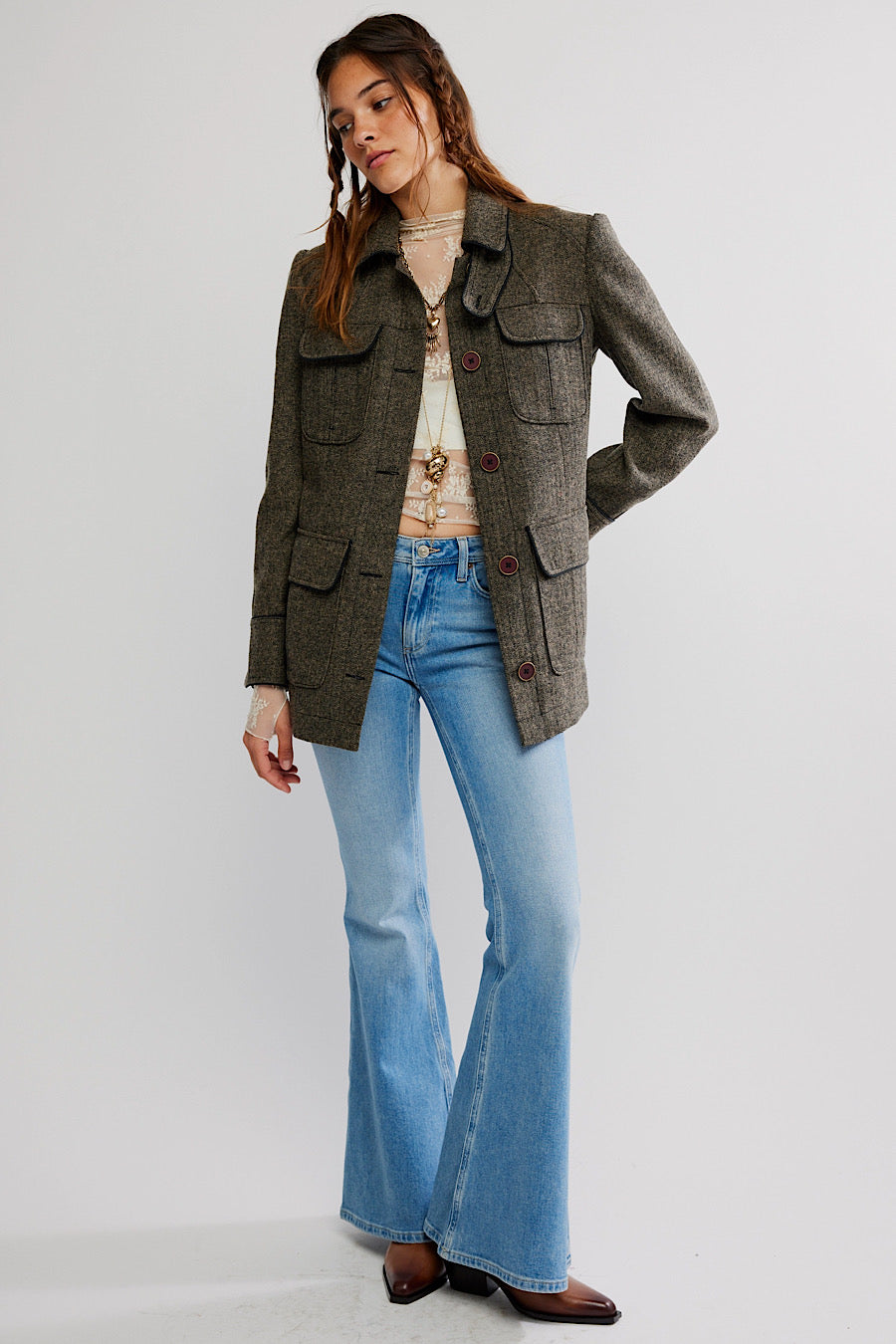 Free People Renaux Officer Jacket