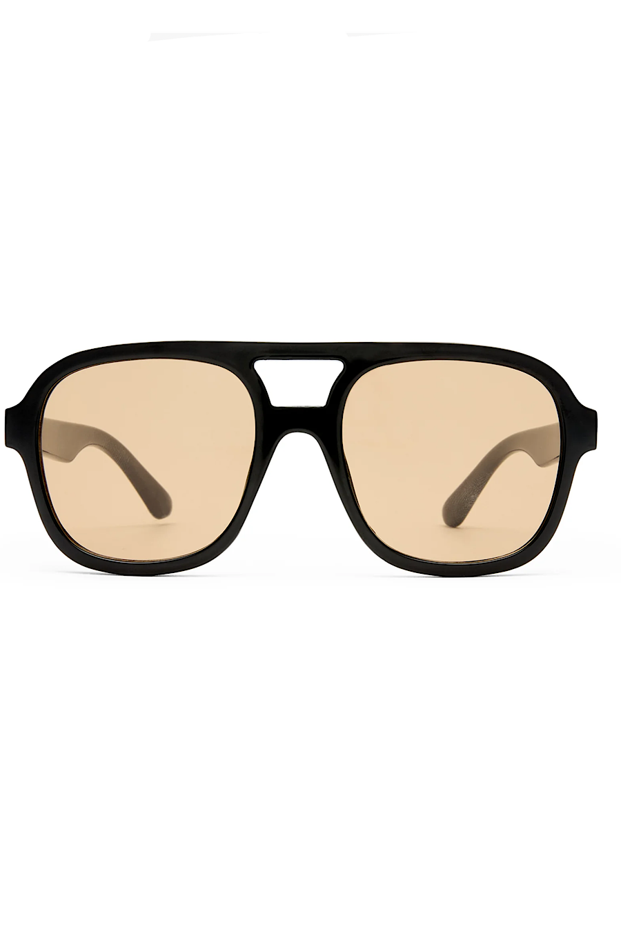 AIRE Whirlpool Sunglasses in Black & Tan Tint