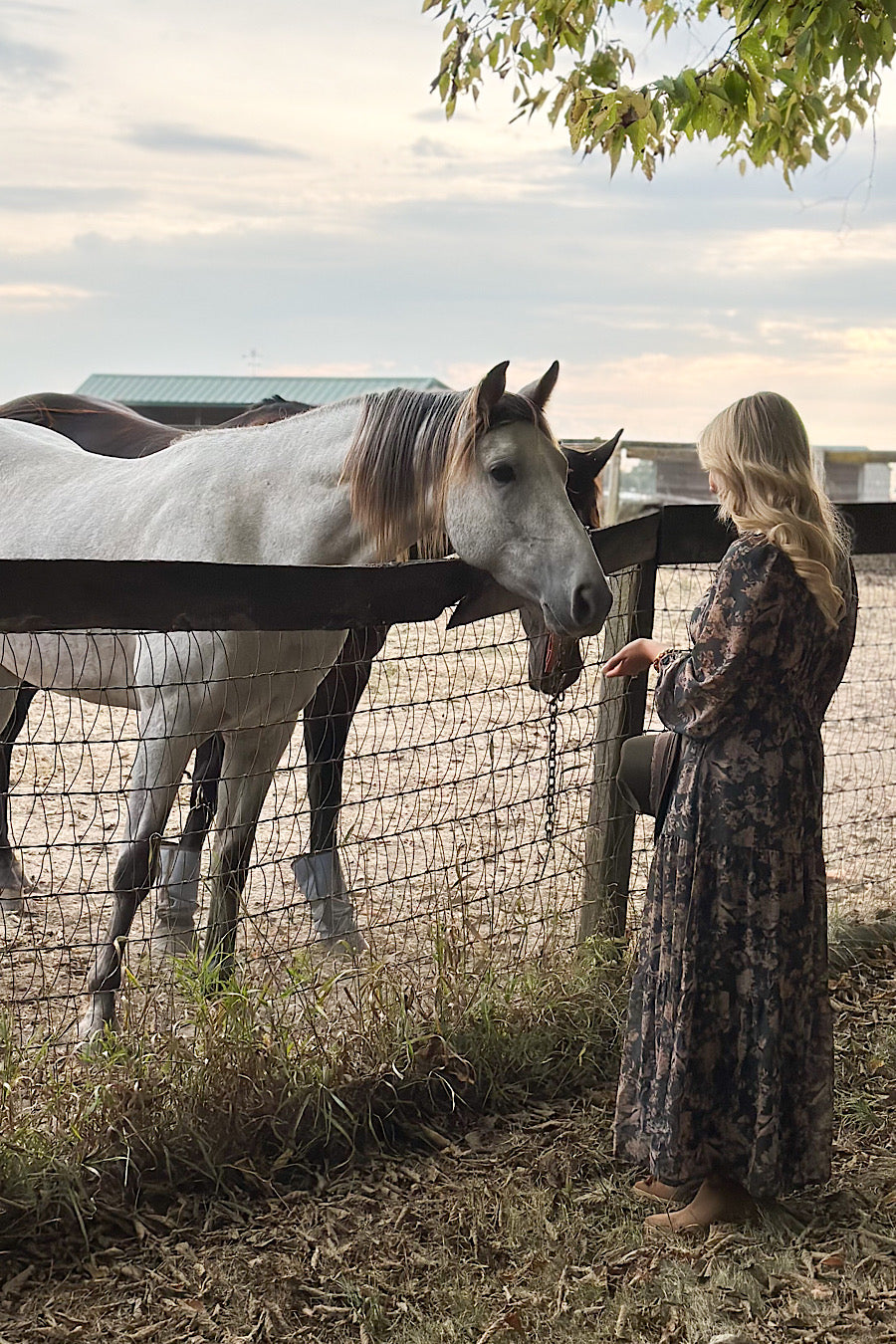 Turning Leaves Boho Printed Maxi Dress