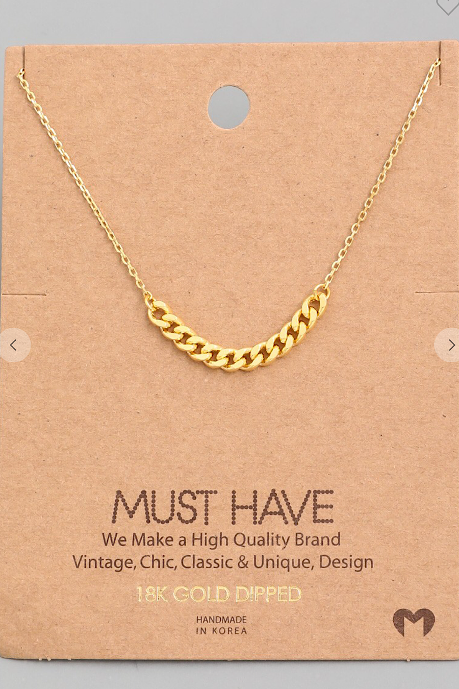 Off the Chain Necklace in Silver