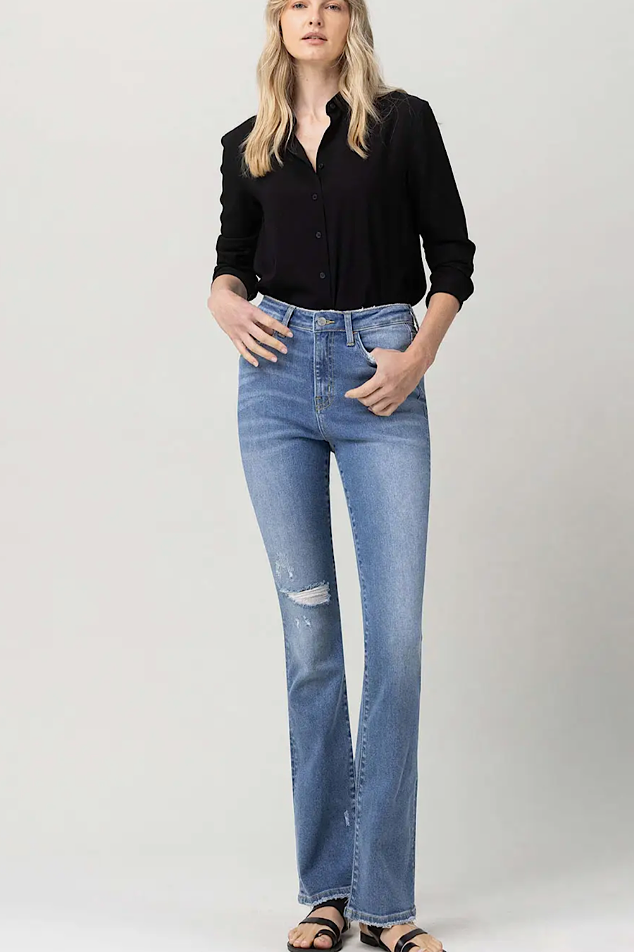 Allium Slim Bootcut Jeans