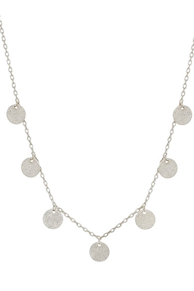 Coin Discs Necklace in Gold OR Silver