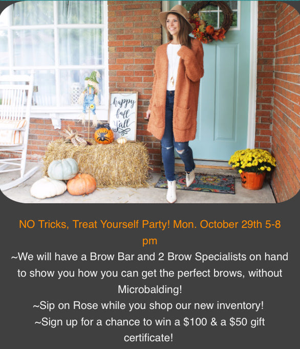 No Tricks, Treat Yo’self Party!