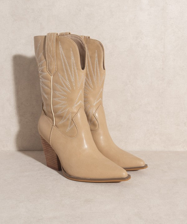 OASIS SOCIETY Emersyn Embroidery Boot in 3 Colors!
