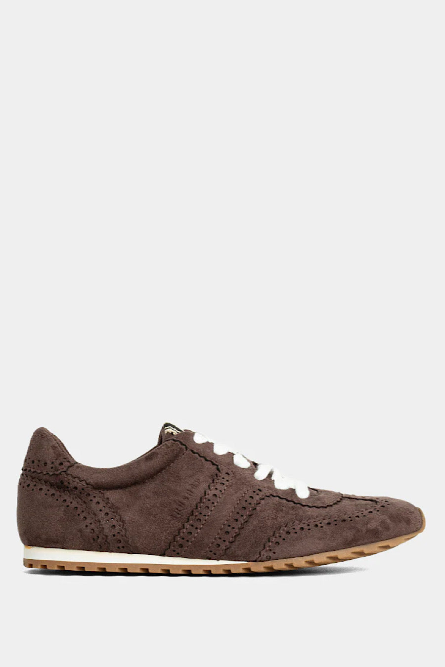 Shu Shop Penelope Brown Suede Sneakers