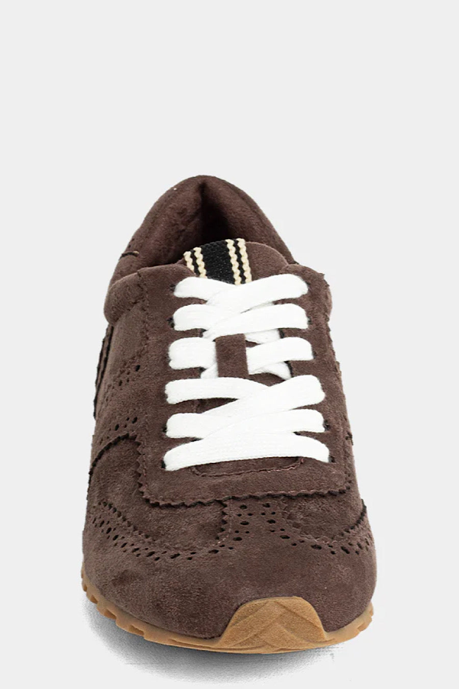 Shu Shop Penelope Brown Suede Sneakers