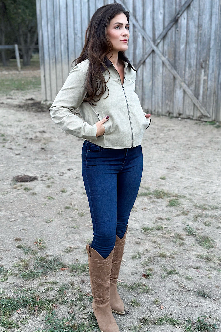 Trail Rider Corduroy Collar Barn Jacket