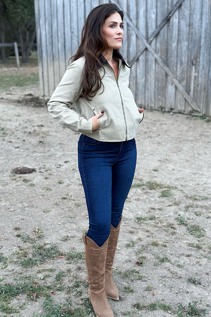 Trail Rider Corduroy Collar Barn Jacket