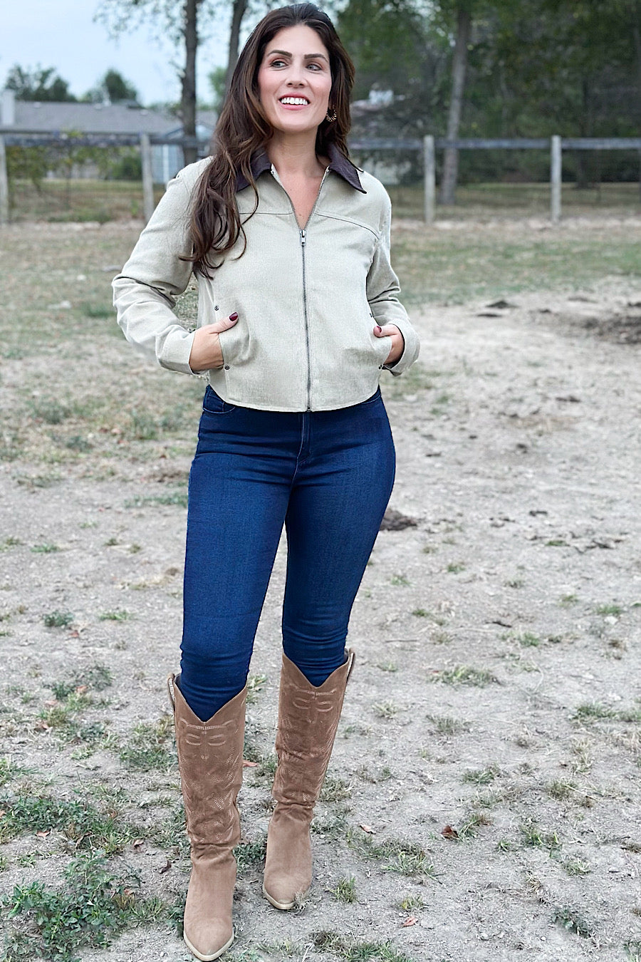 Trail Rider Corduroy Collar Barn Jacket