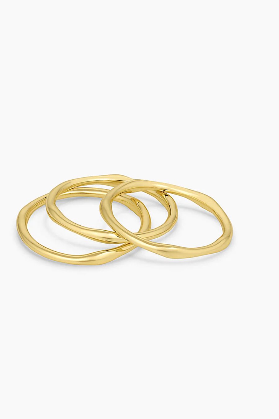 Gorjana Jagger 3 Ring Set Gold