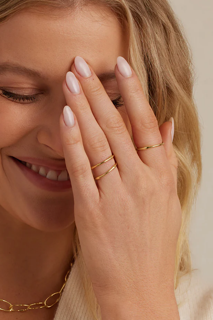 Gorjana Jagger 3 Ring Set Gold