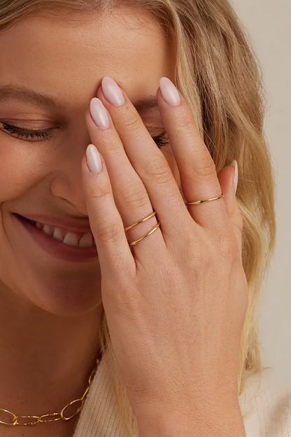 Gorjana Jagger 3 Ring Set Gold