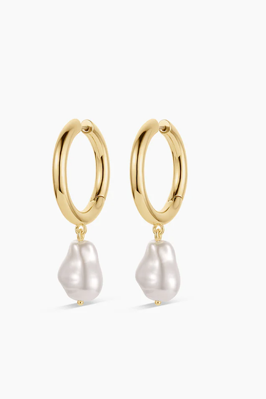 Gorjana Pearl Cove Hoop Earrings