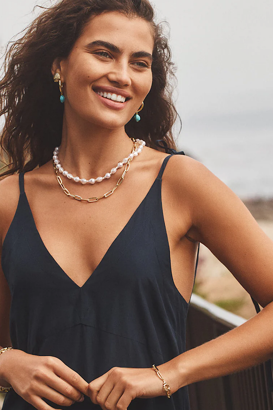 Gorjana Pearl Cove Strand Necklace