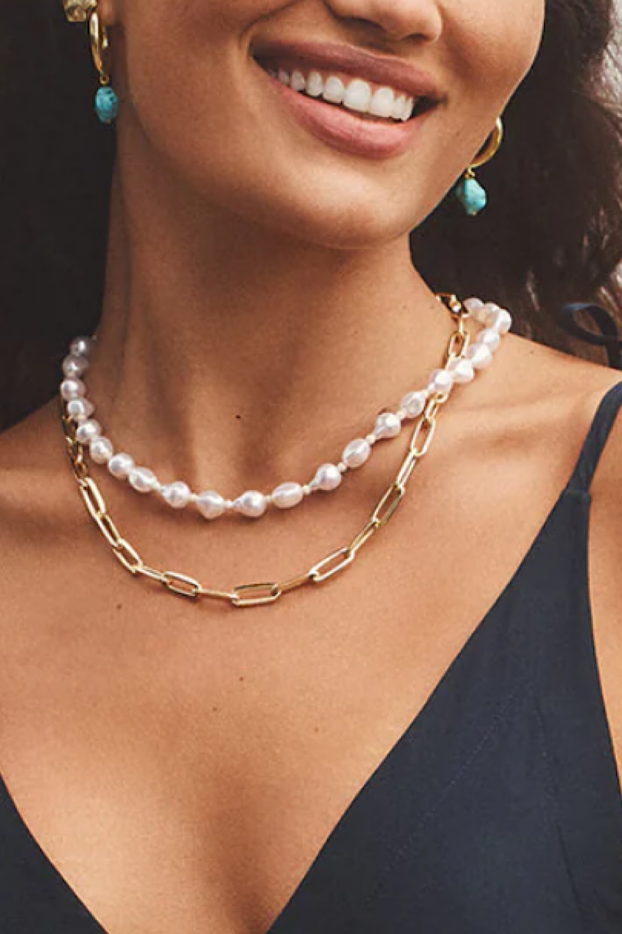 Gorjana Pearl Cove Strand Necklace