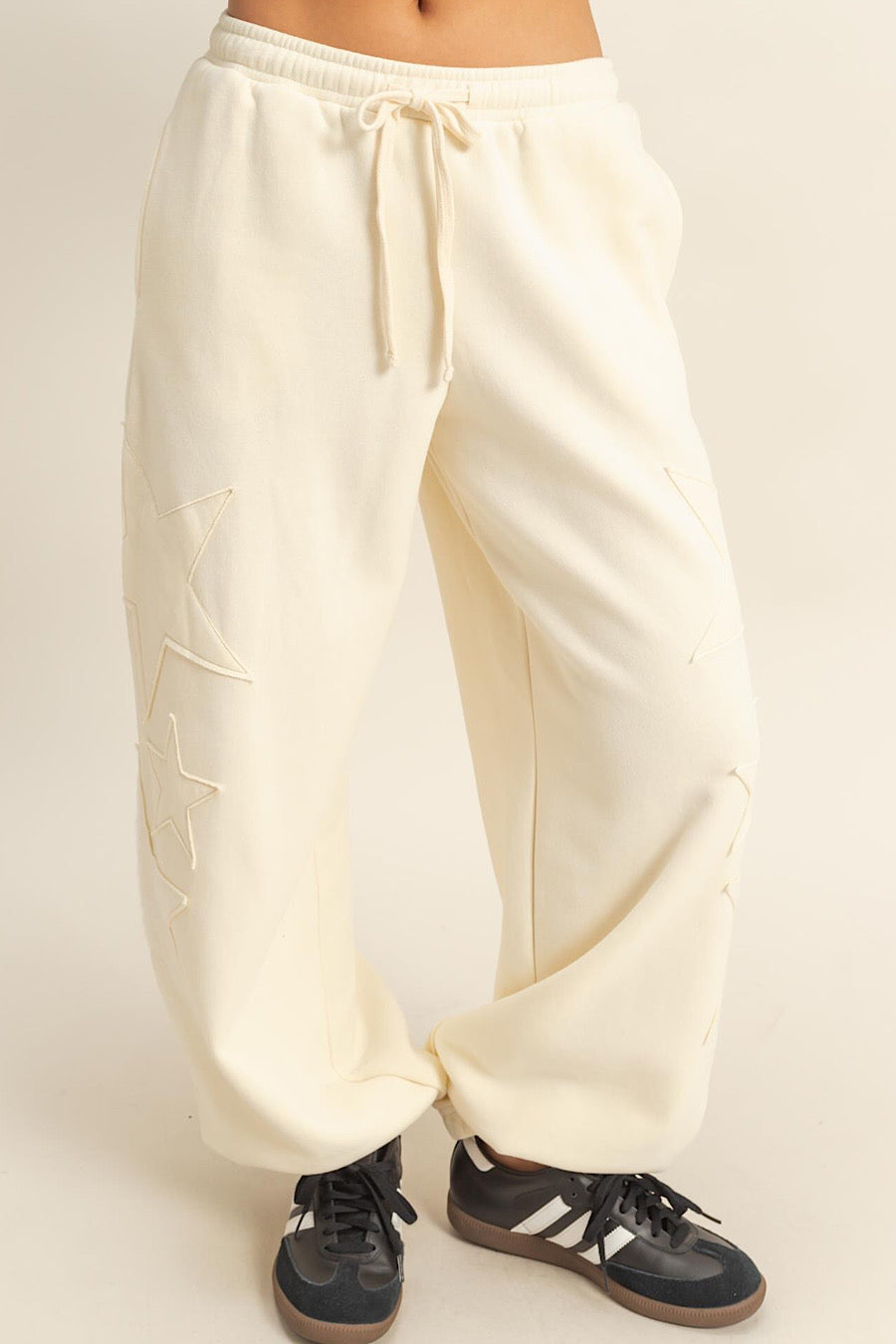 Under the Stars Patchwork Jogger Sweatpants