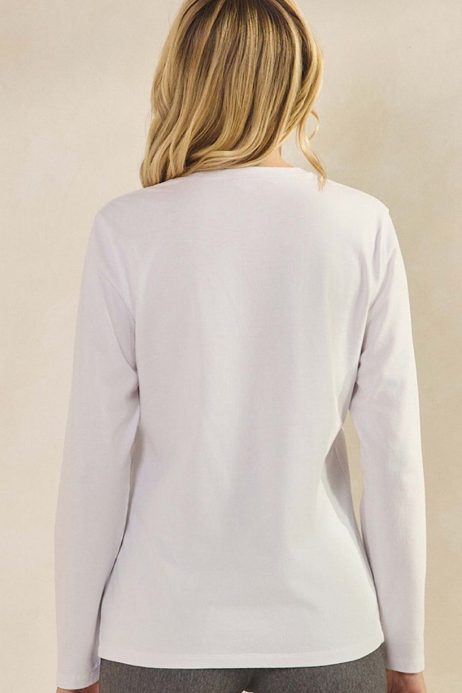 Reflection Long Sleeve T-Shirt White