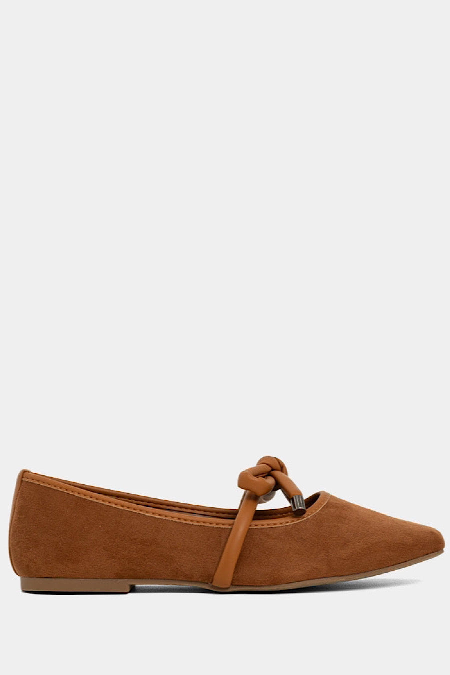 Shu Shop Adriana Suede Flats Camel