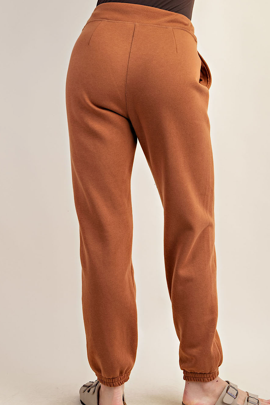 Pumpkin Spice Zipper Sweatpants