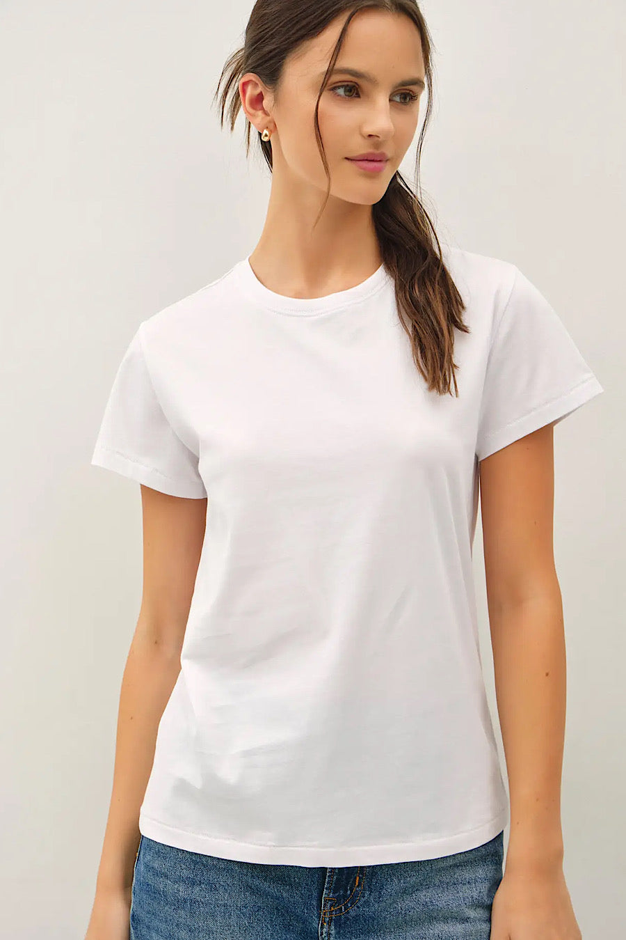 Classic Cotton Jersey Boy T-Shirt White
