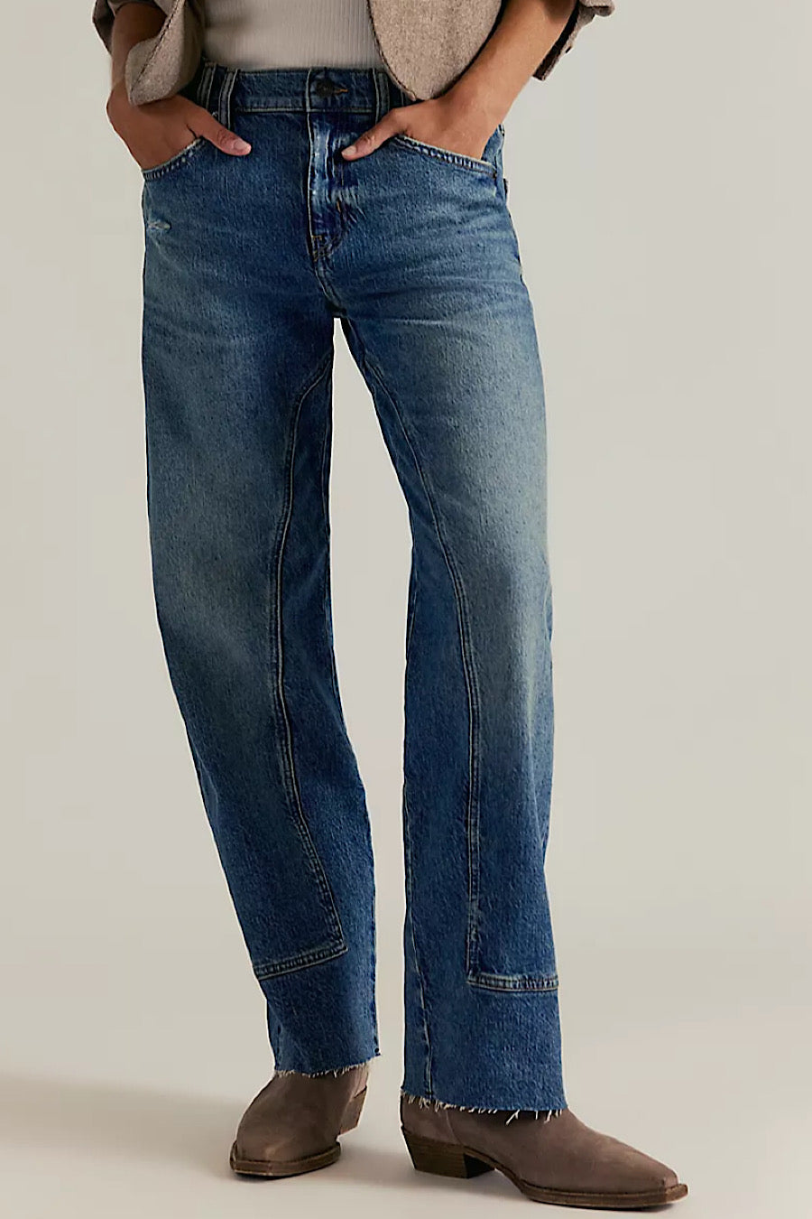 Free People Risk Taker MidRise Jeans