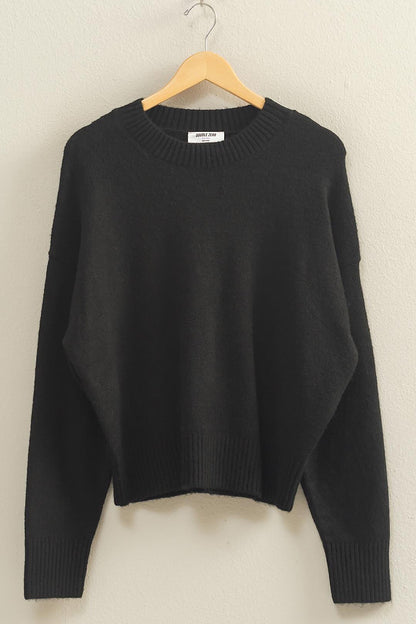 Mercer Crewneck Knit Sweater Black